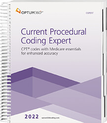 Current Procedural Coding Expert 2022 Spiral Book Cover