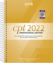 CPT® 2022 Professional Spiral Book Cover